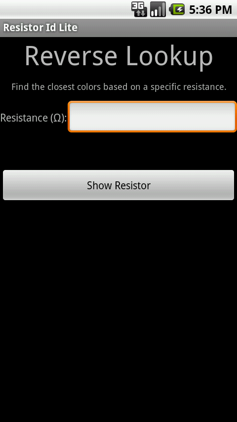 Resistor ID Lite Android Tools