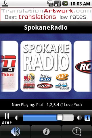 Spokane Radio Android Entertainment