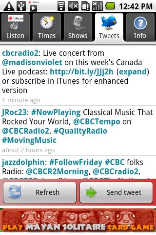 CBC Radio Live Stream Android News & Weather