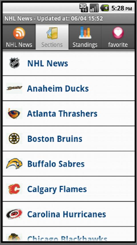 NHL News Android Sports