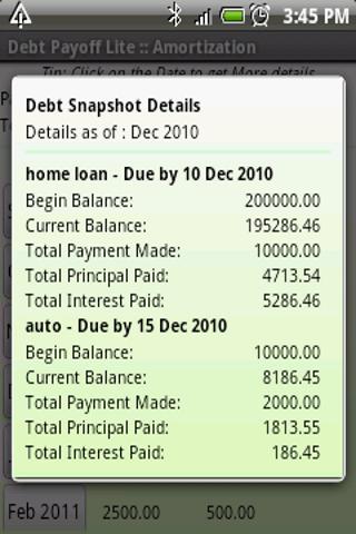 Credit Card Payoff Android Finance