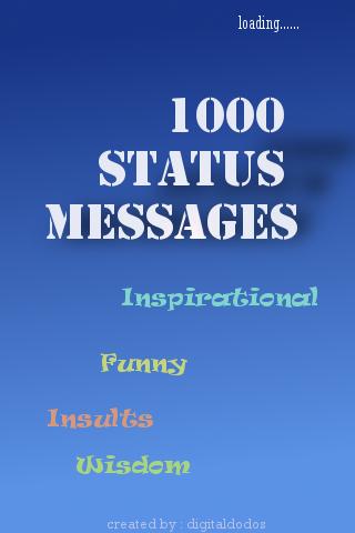 1000 Status Messages