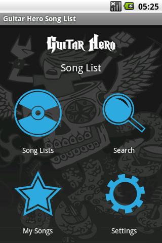 Guitar Hero Song List Android Reference