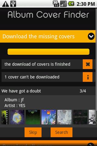 Album Cover/Art Finder Android Tools