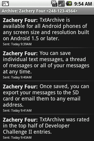 TxtArchive SMS Backup Android Tools