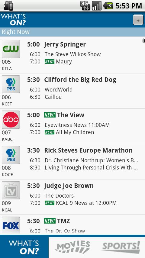 TV Listings for Android PRO
