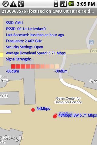 WifiMapper – Map and Test! Android Communication