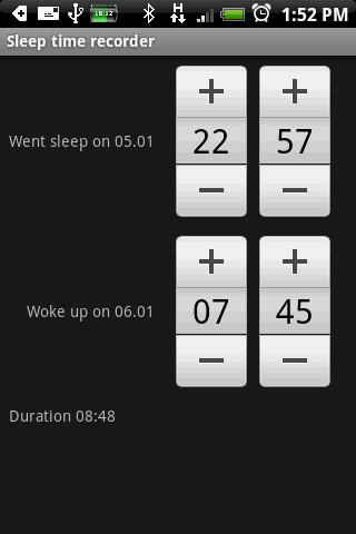 Sleep Log Automatic Android Health