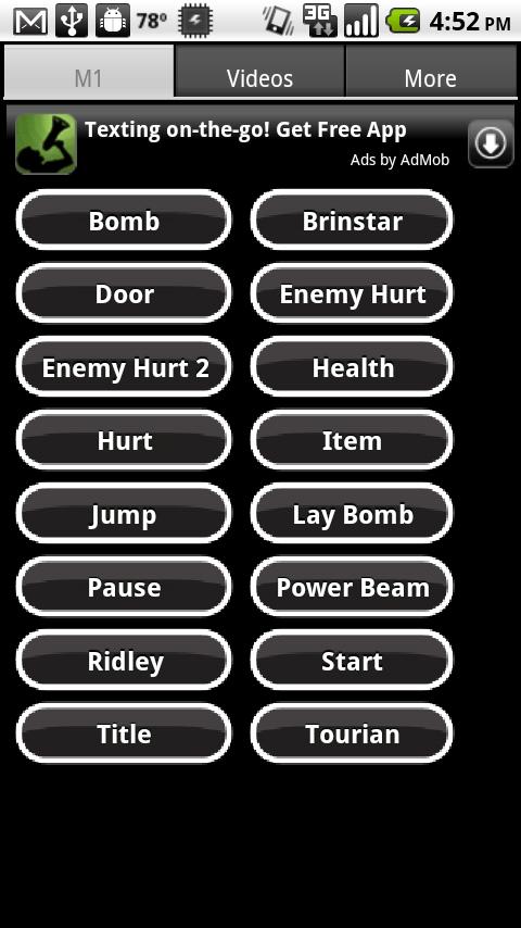 Metroid Soundboard Android Multimedia