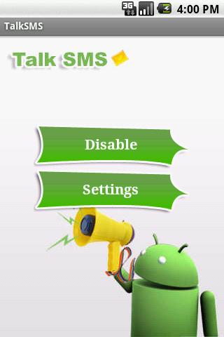 Talk SMS for v1.5 & v1.6 Android Tools