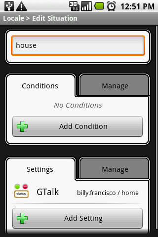 Locale GTalk Plug-in Android Communication