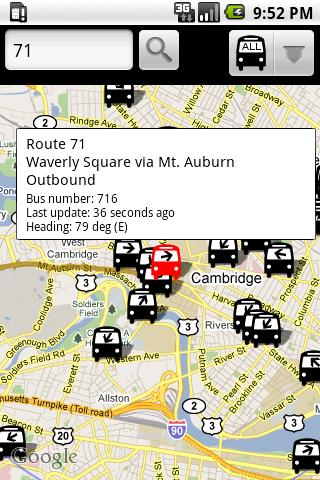 BostonBusMap Android Travel & Local