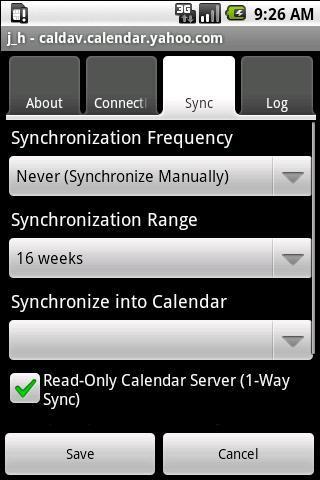 Calendar (CalDAV) Sync BETA Android Demo