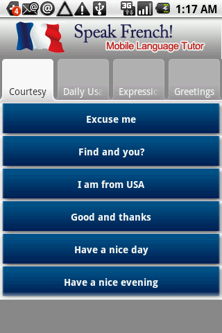 Speak French Android Social