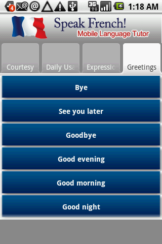 Speak French Android Social