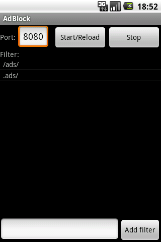 AdBlock Android Communication