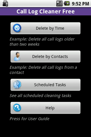 Call Log Cleaner Free