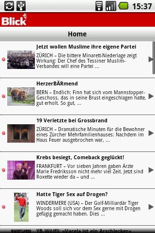 Blick.ch Newsportal Android News & Weather