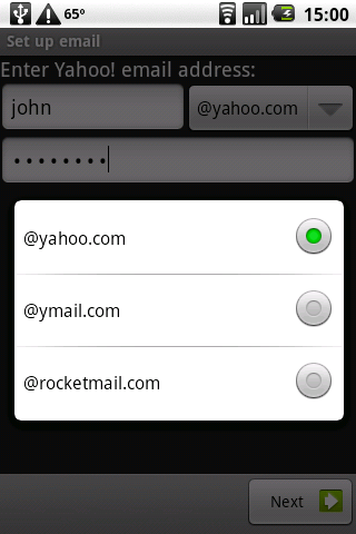 ROID  Get Yahoo Mail free