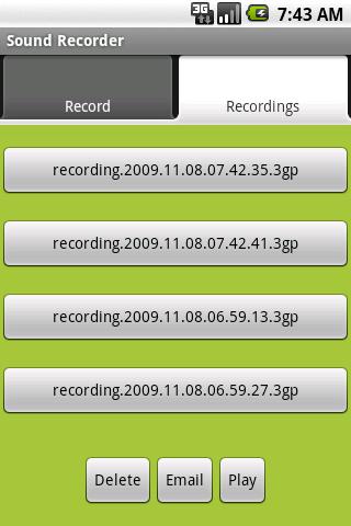 Sound Recorder Minus Android Productivity