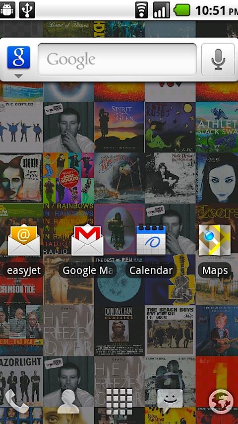 Album Art Live Wallpaper Demo Android Themes