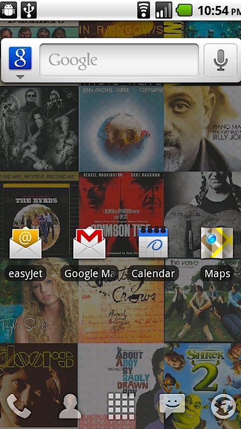 Album Art Live Wallpaper Demo Android Themes