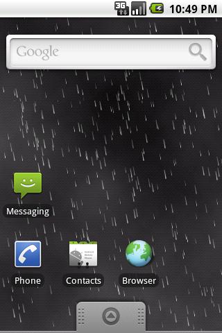 Rain Live Wallpaper Demo Android Themes