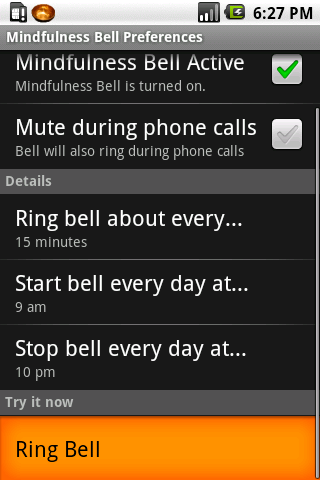 Mindfulness Bell Android Health