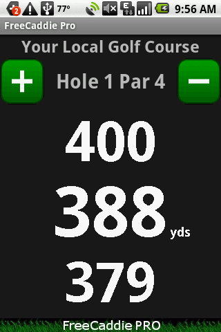 FreeCaddie Pro Golf GPS Android Sports