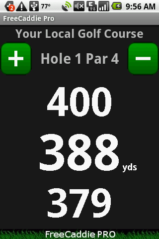 FreeCaddie Pro Golf GPS