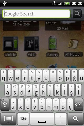 Turkish Keyboard Android Tools