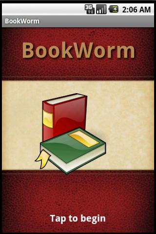 BookWorm Android Productivity