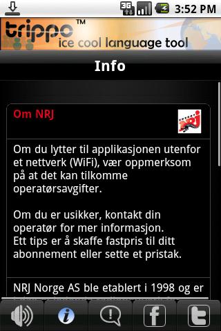 Radio NRJ Android Entertainment