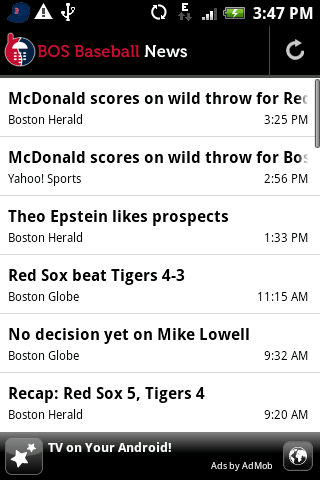 BOS Baseball News