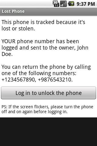 Lost Phone Android Tools