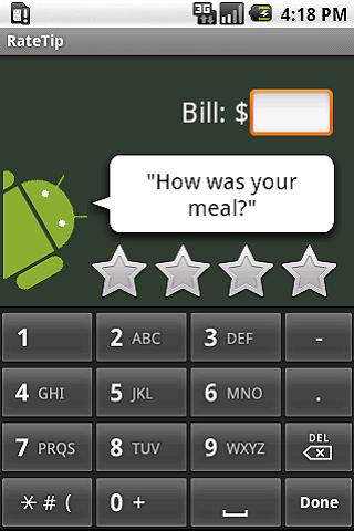 RateTip – Tip Calculator Android Finance
