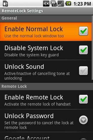 RemoteLock Android Lifestyle