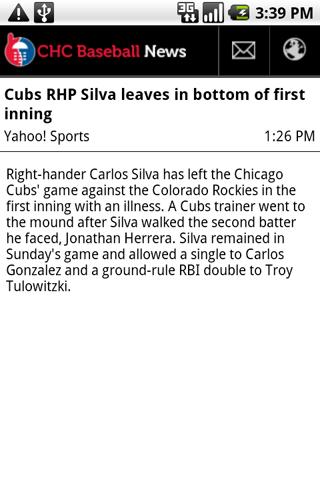 CHC Baseball News Android Sports