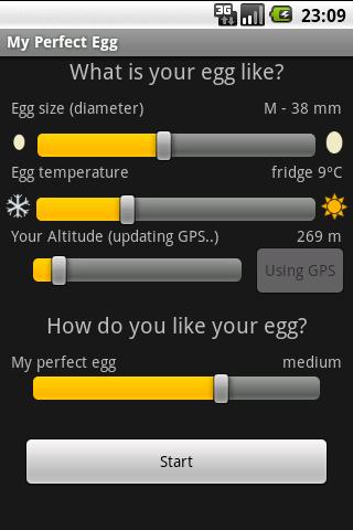 My perfect egg timer Android Health