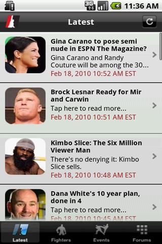 MMA Underground Android Sports