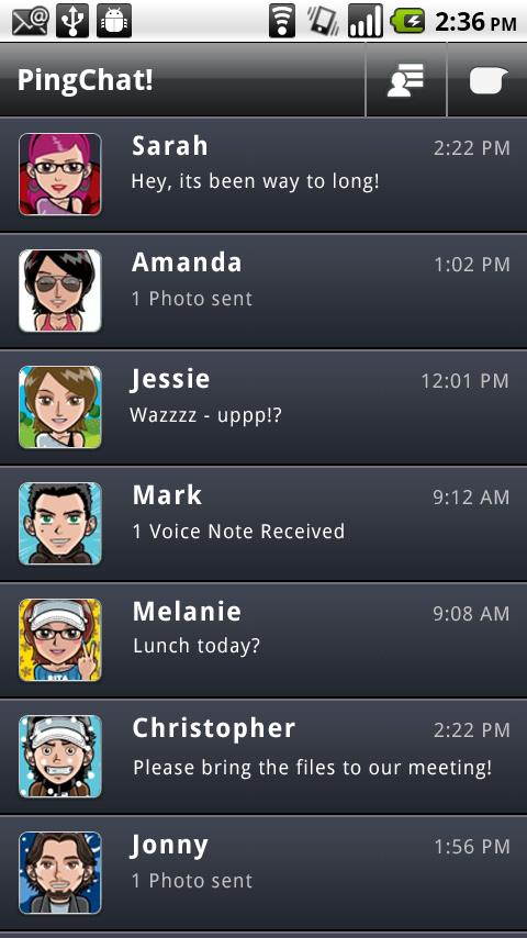 PingChat! Android Social