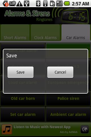 Alarm and Siren Ringtones Android Social