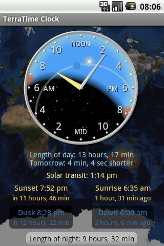 TerraTime Pro Android Reference