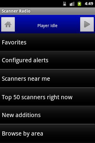 Scanner Radio Pro Android Entertainment