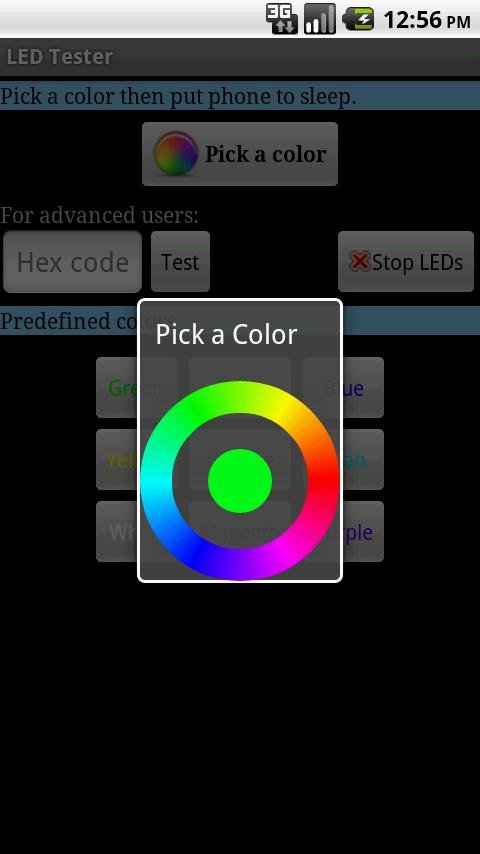 LED Color Tester Android Tools