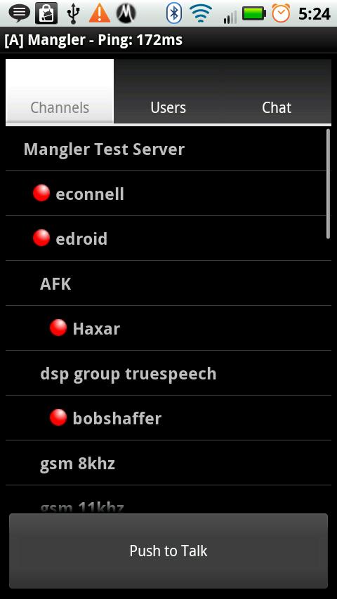Mangler Android Communication