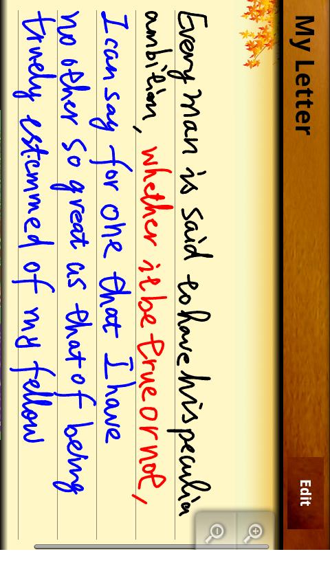 MyLetter -Handwriting on Phone Android Tools