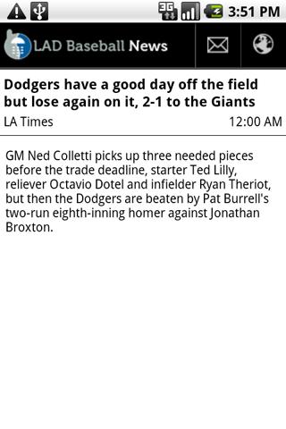 Dodgers News Android Sports
