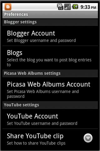 Blogger-droid Android Social