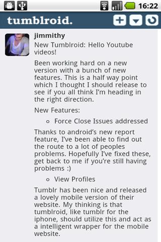 Tumblroid Android Social